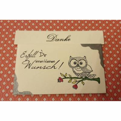 Dankeschön - Gutscheinverpackung