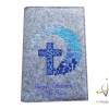 Fillzhülle für das Gotteslob Gotteslobhülle Kreuz mit Herzen blau 2023 personalisierbar Bild 3