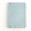 Notizbuch, türkis-blau, weiße Punkte, Spiralbuch, 24 x 17 cm, Büttenpapier 70 Blatt Bild 3
