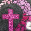 Fillzhülle für das Gotteslob Gotteslobhülle anthrazit Herzen Kreuz pink Kommunion 2023 Bild 2