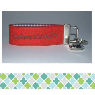 Schlüsselanhänger Schwesterherz