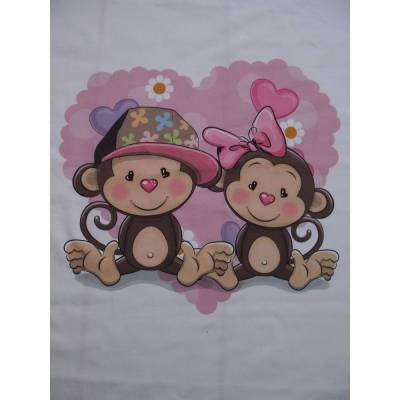 Sweat Panel "Affenpärchen"