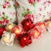 Lichterkette Rosen, Kinderlampe, Kinderzimmerdeko, Weihnachtsgeschenk Mädchen Bild 2