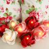 Lichterkette Rosen, Kinderlampe, Kinderzimmerdeko, Weihnachtsgeschenk Mädchen Bild 4