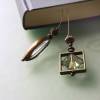 Lesezeichen minimalistisch und nostalgisch, bronze Buchzeichen mit Kristall - das Geschenk zum Buch Bild 8