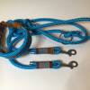 Leine Halsband Set ozeanblau, für kleine Hunde, verstellbar Bild 3