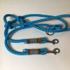 Leine Halsband Set ozeanblau, für kleine Hunde, verstellbar Bild 4
