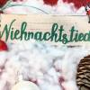 Holzschild handbemalt, "Wiehnachtstied" Türschild, Plattdeutsch, Deko, Schild, Shabby, Holz, Winter, Weihnachten, Weihnachtsdeko, Willkommen Bild 5