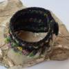Raupenarmband, ein extravagantes und auffälliges Textilarmband Bild 7