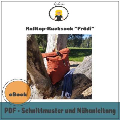 Nähanleitung Rolltop-Rucksack Frädi