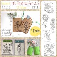 Digitale Stickserie "Little Christmas Secrets 2 ITH" für den 13x18 cm (5x7") Stickrahmen Bild 1