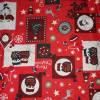 Tischläufer Weihnachtsmotive rot für die Adventszeit und Weihnachten Bild 2