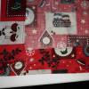 Tischläufer Weihnachtsmotive rot für die Adventszeit und Weihnachten Bild 3