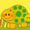 ECO Kinderbordüre: Kleine Schildkröte - 12 cm Höhe Bild 7