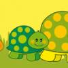 ECO Kinderbordüre: Kleine Schildkröte - 12 cm Höhe Bild 9