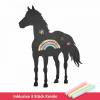 006 Pferd - selbstklebende Tafelfolie/Kreidefolie inkl. 3 Stück Kreide - Größe: 700 x 900 mm - Kinderzimmer Wanddeko Bild 3