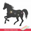 007 Pferd 2 - selbstklebende Tafelfolie/Kreidefolie inkl. 3 Stück Kreide - Größe: 900 x 850 mm - Kinderzimmer Wanddeko Bild 3
