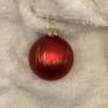 Weihnachtsbaumkugel, Christbaumkugel in rot, personalisiert mit Geschenkverpackung Bild 6
