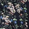 Loop-Schal Rundschal Hals-Tuch Damen Lupinen Blüten schwarz Bild 4