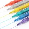 6 Glitzer Marker| gold silber grün blau lila rot | Gelstift Fasermaler Pen Metallic Glitter Bild 7