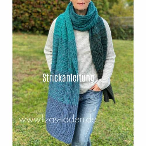 Strickanleitung Lizas Maya Scarf