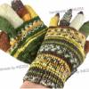 Fingerhandschuhe - Markthandschuhe - gestrickt - Herbstfarben - Unikat - XL Bild 3