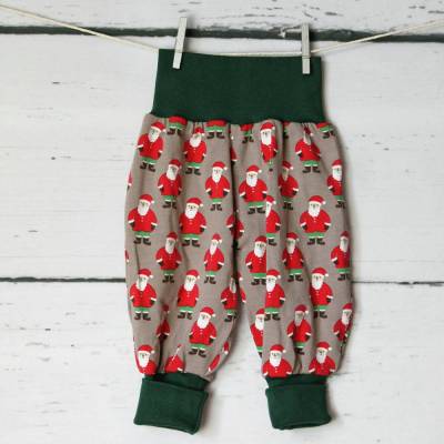 Pumphose ~ Gr.50/56-134/140 | Weihnachtsmann | Mitwachshose | Wunschgröße | Geschenkidee | Baby | Kind 