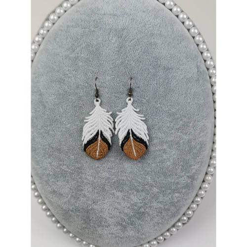 Ohrringe Federn Lace