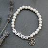 Peace • Armband Perlen | Glasschmuck | Geschenke für Frauen | Freundin | Schwester | Mama Bild 4