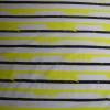 13,90 EUR/m Jersey Baumwolle Streifen schwarz neon gelb / Groovy stripes Bild 3