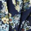 Loop-Schal Schlauch-/ Rundschal Tuch Damen romantische Blüten blau Bild 7