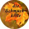 Herbstblatt mit Herz Ohrringe Ring Cabochonschmuck verschiedene Fassungen Bild 2