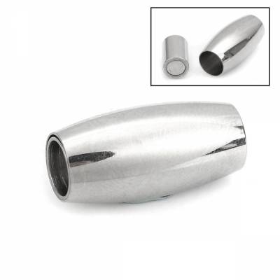 Edelstahl Magnetverschluss, Verschluss, Schmuckverschluss, Armband, Kette, 21x10 mm