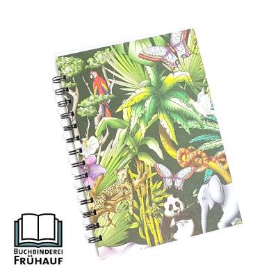 Notizheft Ringheft Spiralheft DIN A5 Dschungel