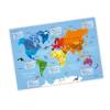 Kinder Lernposter Weltkarte A3/ A2/ A1 *nikima* in 3 verschiedenen Größen Kontinente Amerika, Europa, Afrika, Plakat Bild 1