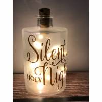 Flaschenlicht "Silent night" Bild 1