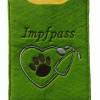 Impfpasshülle Hunde "Stethoskop & Pfote" grün Bild 3