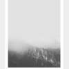 LANDSKAP NO. 3 | Landschaft Poster | Schwarz weiß Poster |  Wandbild Deko | Kunstdruck Geschenk | skandinavisches Design | minimalistisch Bild 2