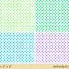 Digitales Papier Set, Wasserfarben Polka Dots Bild 3
