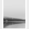 LANDSKAP NO. 2 | Landschaft Poster | Schwarz weiß Poster |  Wandbild Deko | Kunstdruck Geschenk | skandinavisches Design | minimalistisch Bild 2