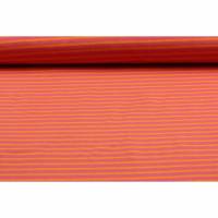 15,00EUR/m Streifenjersey pink-orange Bild 1