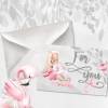 Mädchen Kinderzimmer Bilder Set & Geschenk Karte - Tiere Einhorn Prinzessin Ballerina Kunstdruck für A4 Bilderrahmen Pastell Rosa  | SET 40 Bild 8