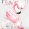 Mädchen Kinderzimmer Bilder Set & Geschenk Karte - Tiere Einhorn Prinzessin Ballerina Kunstdruck für A4 Bilderrahmen Pastell Rosa  | SET 40 Bild 9
