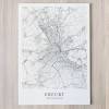 ERFURT Poster Map | Kunstdruck | hochwertiger Print | Erfurt | Stadtplan | skandinavisches Design Erfurt Karte Bild 3