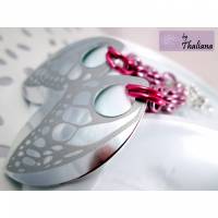 GLAMOURwings Ohrringe Ohrhänger Schmetterling rosa Bild 1