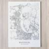 ROSTOCK Poster Map | Kunstdruck | hochwertiger Print | Rostock | Stadtplan | skandinavisches Design Rostock Karte Bild 3