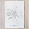 MARRAKECH Poster Map | Kunstdruck | hochwertiger Print | Marrakech | Stadtplan | skandinavisches Design Marrakesch Poster Karte Bild 3