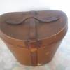 Hutschachtel Koffer für Zylinder Seide Vintage Bild 4