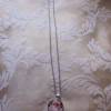 Cabochon Anhänger Motiv "Rose" mit Kette Halskette romantisch viktorianisch Geschenkidee Bild 2