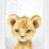 SAFARI  ( 2 ) ~ Kinderzimmer Baby Bilder Poster Set Tiere Afrika Löwe, Elefant, Hippo, Erdmännchen Kunstdruck Wildnis |Set 44/Safari 2 Bild 5